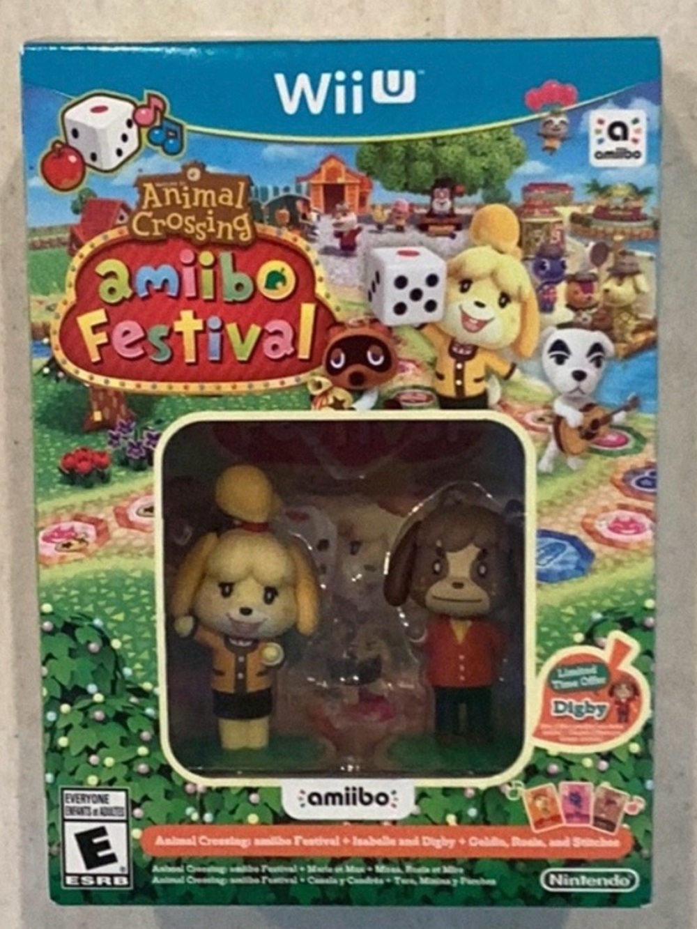 Animal Crossing Amiibo Festival Box Nintendo Wii U Game In Box New Sealed